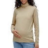 T-Shirt de Grossesse Beige Femme MamaliciousMia