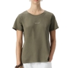 T-Shirt Kaki Foncé Femme Teddy Smith Ribelle