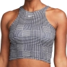 Débardeur Noir/Gris Femme Nike Crop Tank