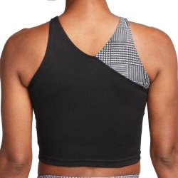 Débardeur Noir/Gris Femme Nike Crop Tank