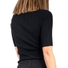 T-Shirt Noir Femme Guess Aysha
