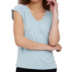 T-shirt Turquoise Femme Vero Moda Filli