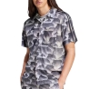 T-Shirt Gris/Noir Femme Adidas Tiro Aopshirt