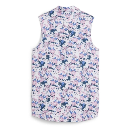 Polo de Golf Rose Femme Puma Mattr Bloom