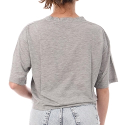 T-shirt Gris Crop Femme Supreme Grip Ranaka
