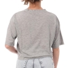 T-shirt Gris Crop Femme Supreme Grip Ranaka