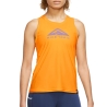 Débardeur Orange Femme Nike Trail Tank