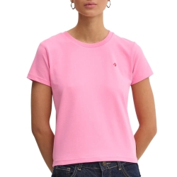 T-Shirt Rose Femme Converse Jersey