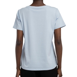T-Shirt Bleu Clair Femme Teddy Smith Ribelle