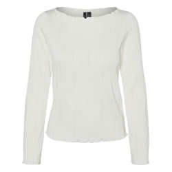 T-Shirt Manches Longues Blanc Femme Vero Moda Masta