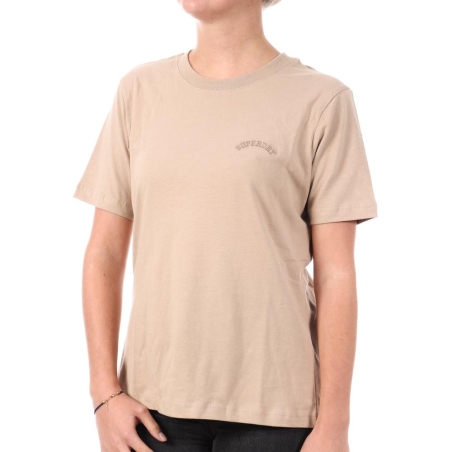 T-Shirt Beige Femme Superdry W1011644A