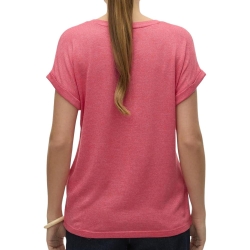 T-Shirt Rose Fuchsia Femme Vero Moda Brianna 10291353