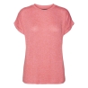T-Shirt Rose Fuchsia Femme Vero Moda Brianna 10291353