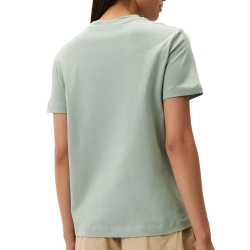 T-shirt Vert Femme Calvin Klein Jeans Embroidered