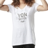 T-shirt Blanc Femme Von Dutch Vintage