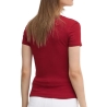 T-shirt Rouge Femme Tommy Hilfiger Slim Linear