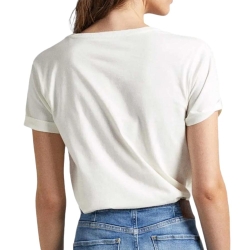 T-shirt Écru Femme Pepe Jeans Vivian