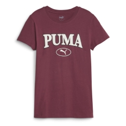 T-shirt Bordeaux Femme Puma Squad Graf