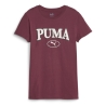 T-shirt Bordeaux Femme Puma Squad Graf