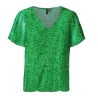 T-shirt Vert à Motifs Femme Vero Moda Easy V-neck