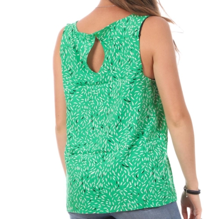 Débardeur Imprimé Vert Femme Vero Moda Easy