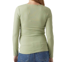 T-Shirt de Grossesse Vert Femme Vero Moda Marternity Fake