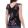 Top Marine/Rose à fleurs Femme Vero Moda Elisa