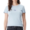 T-shirt Bleu Femme Calvin Klein Jeans Gradient