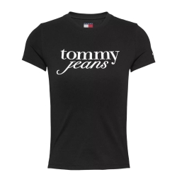 T-shirt Noir Femme Tommy Hilfiger Essential