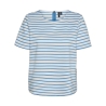 T-Shirt Rayure Blanc/Bleu Femme Vero Moda Snow White