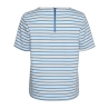 T-Shirt Rayure Blanc/Bleu Femme Vero Moda Snow White