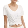 T-shirt Blanc Femme Morgan Serigraphie OFF