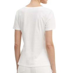 T-shirt Blanc Femme Morgan Serigraphie OFF