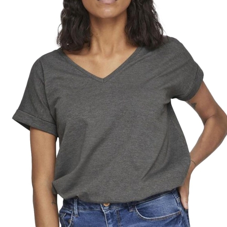T-shirt Gris Femme Vila Dreamers