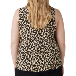 Débardeur Imprimé Léopard Femme Vero Moda CURVE Easy