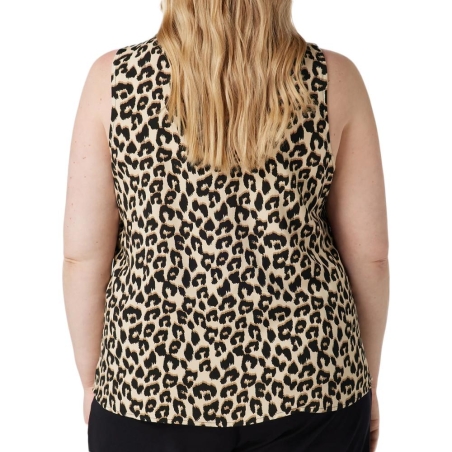 Débardeur Imprimé Léopard Femme Vero Moda CURVE Easy