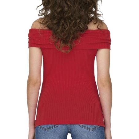 T-Shirt Rouge Femme JDY Fransiska 15344028