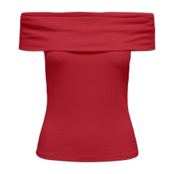 T-Shirt Rouge Femme JDY Fransiska 15344028