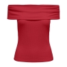 T-Shirt Rouge Femme JDY Fransiska 15344028