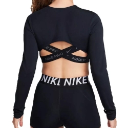T-Shirt Noir Femme Nike Crop
