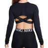 T-Shirt Noir Femme Nike Crop