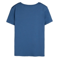 T-shirt Bleu Foncé Femme Teddy Smith Ribelle