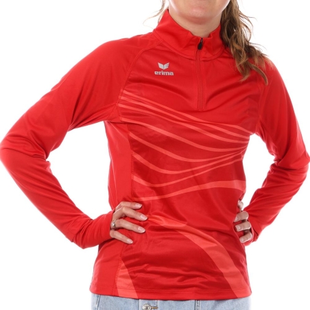 T-Shirt Manches Longues Rouge Femme Erima 8332307