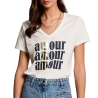 T-shirt Blanc Femme Morgan DAMOUR 931