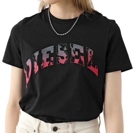 T-shirt Noir Femme Diesel g11