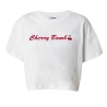 T-shirt Blanc/Rouge Femme Noisy May Malena