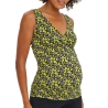 Débardeur Noir/Jaune Femme Mamalicious Lamber