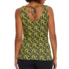 Débardeur Noir/Jaune Femme Mamalicious Lamber