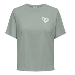 T-Shirt Vert Femme JDY Felisa Towel