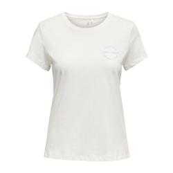 T-shirt Écru Femme Only Pay Life